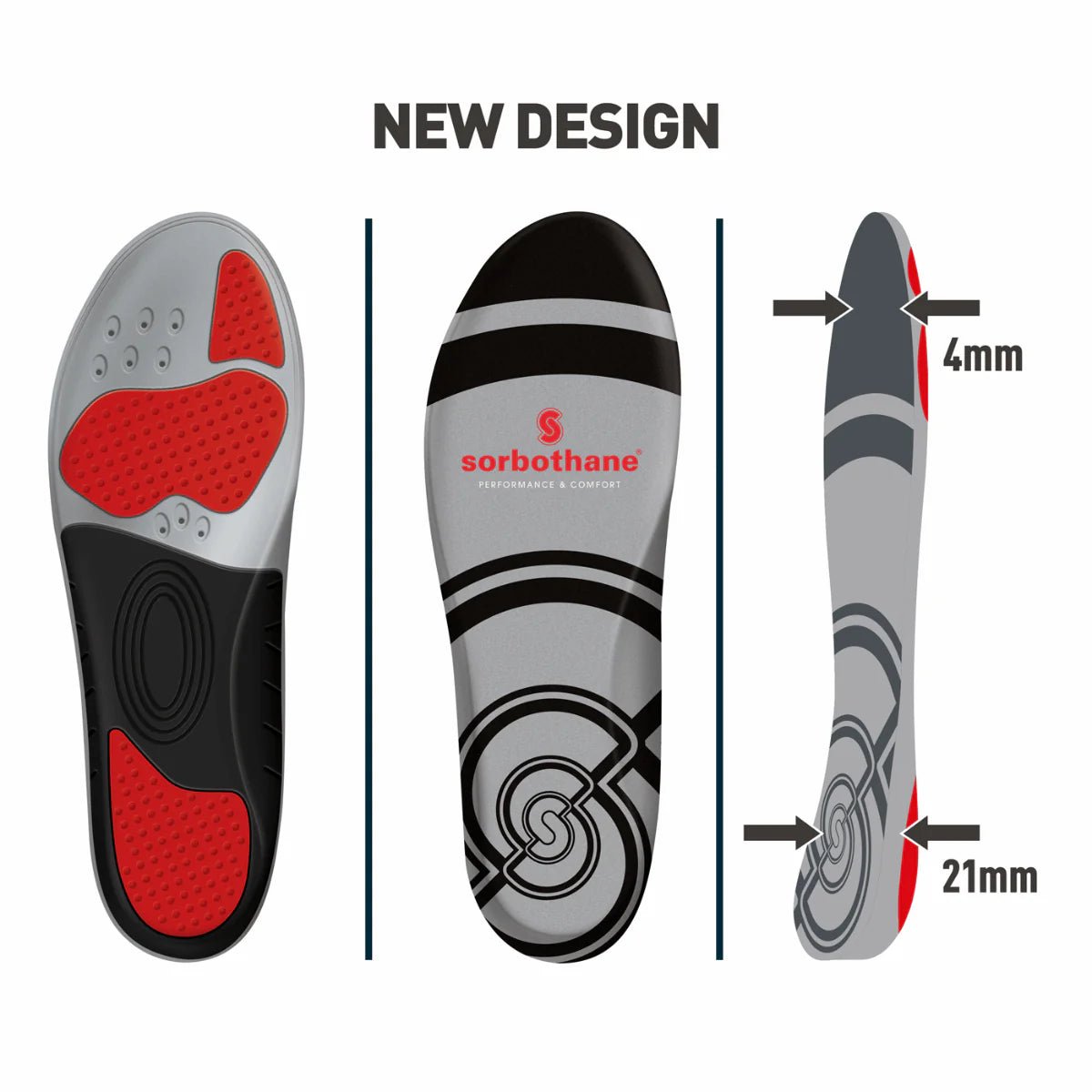 Sorbothane Insoles Sorbo Pro Sula - Min butik