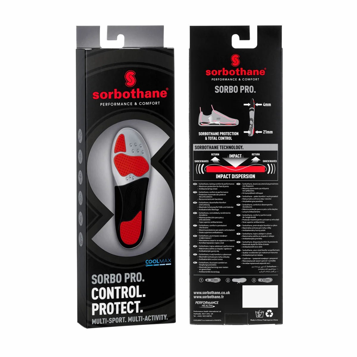 Sorbothane Insoles Sorbo Pronationssula - Rehcore AB