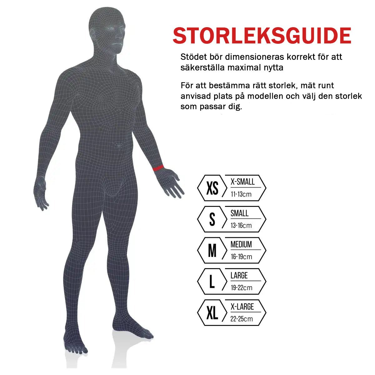 Vulkan Handledsstöd Kort - Rehcore AB